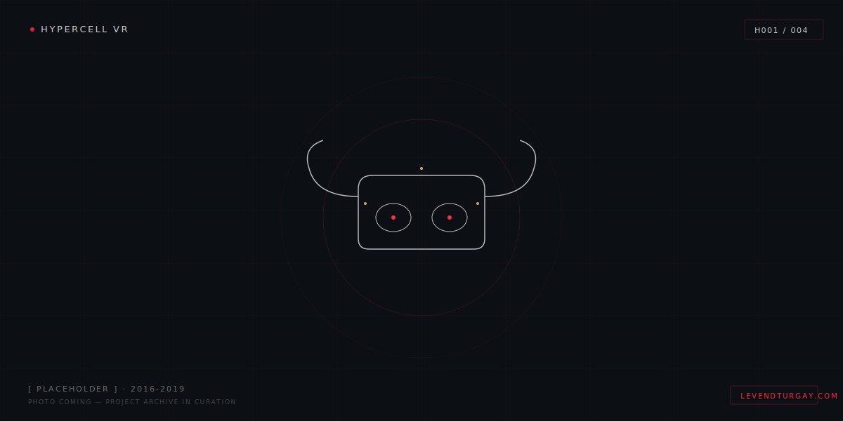 Hypercell — 8-player untethered VR platform with proprietary optical sensor array for warehouse-scale positional tracking. Co-founded by Levend Turgay.